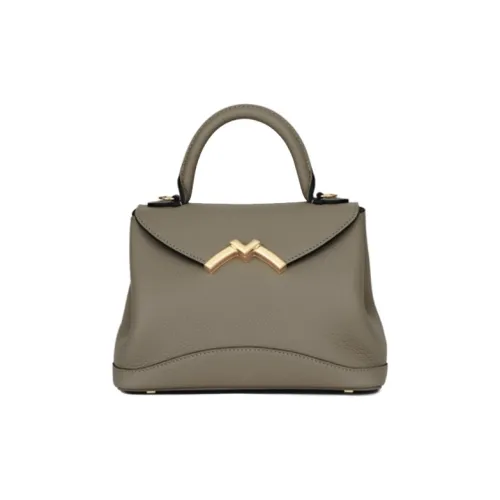 Moynat Сумка через плечо из коровьей кожи сумка обычного размера унисекс слоновая серый