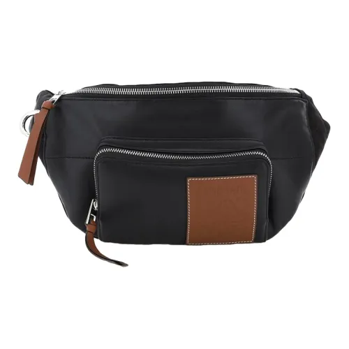 LOEWE Нейлоновая сумка-банка стандартная мужская черная