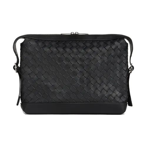 Bottega Veneta Сумка для хранения из коровьей кожи сумка через плечо мужская черная