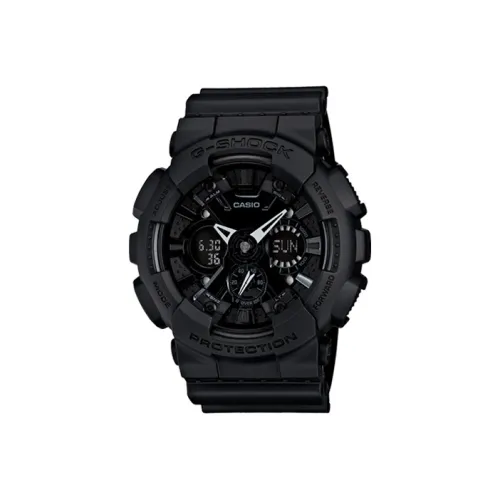 CASIO г Shock YOUTH Collection Кварцевый механизм Смола Ремешок Часы Мужские Черный Циферблат GA 120BB 1A