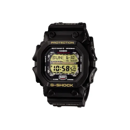 CASIO Кварцевый механизм Смола Ремешок Часы Мужские Черный циферблат GXW 56 1B