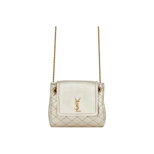 SAINT LAURENT Nolita Sheepskin Сумка через плечо Мини Женская Светло-розовая