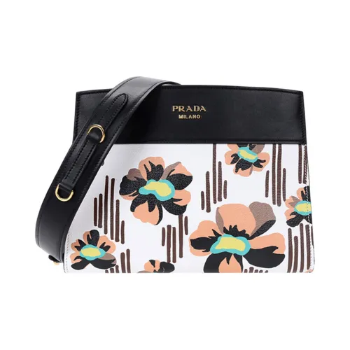 PRADA Сумка через плечо из коровьей кожи сумка на плечо обычная женская многоцветная