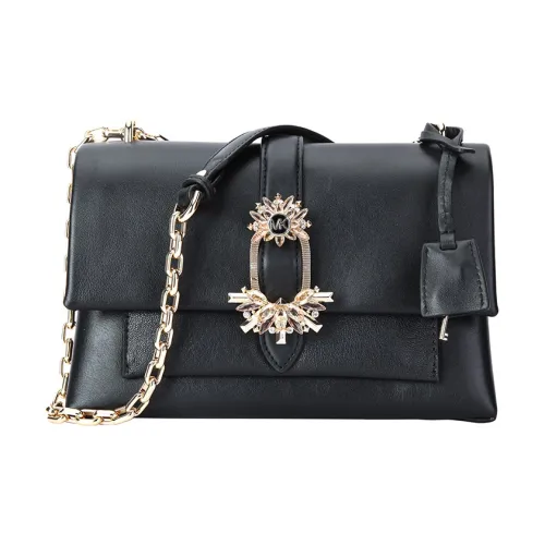 MICHAEL KORS Cece Кожа Маленькая Квадратная Сумка Сумка через плечо Маленькая Женская Черная