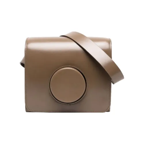 Lemaire Корова Кожа Camera Сумка Сумка через плечо Большая Женская Хаки