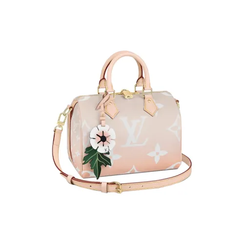 LOUIS VUITTON SpeedySummer Canvas Сумка Сумка через плечо Сумка через плечо Стандартная Женская Mist Розовый