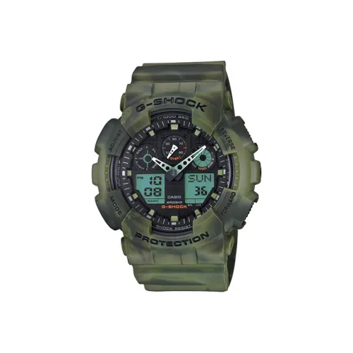 CASIO G-Shock Кварцевый механизм Часы Мужские Черный циферблат