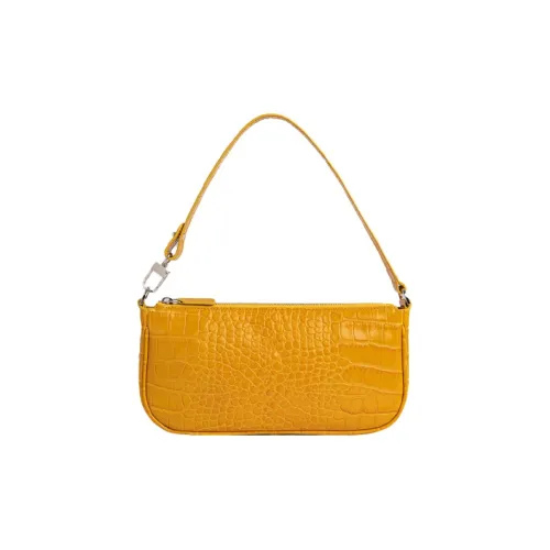 By Far Rachel Коровья кожа Подмышечный Сумка Сумка через плечо Средняя Женская Sunshine Апельсин