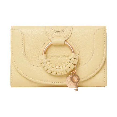 See By Chloe Hana Рельефная кожа Козья кожа Кошелек Женские Желтый