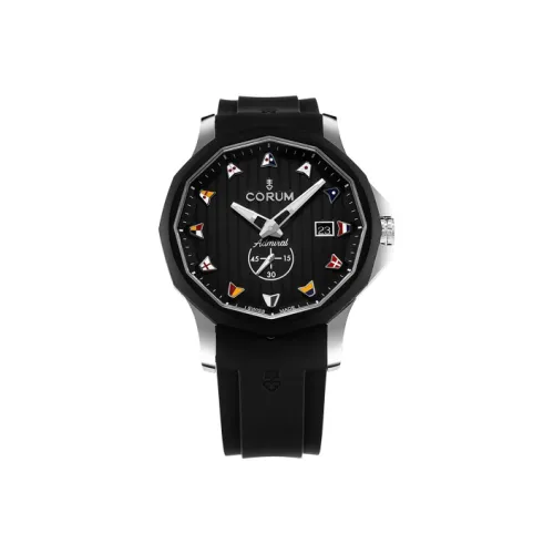 Corum Автоматический Механический Механизм Мужские Часы ADMIRAL Collection 42 мм Черные