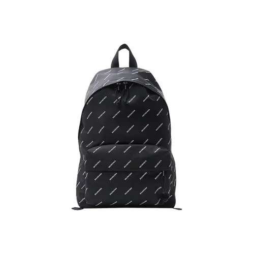 Balenciaga Nylon Backpack Regular Men's Black