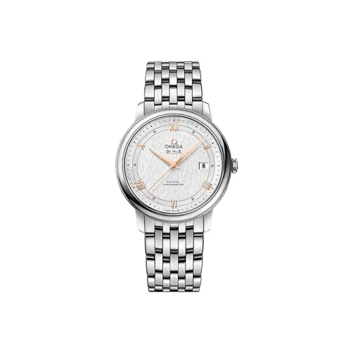 OMEGA Автоматический Механический Часы Мужские Elegant Saucer Series 39,5 мм Белые