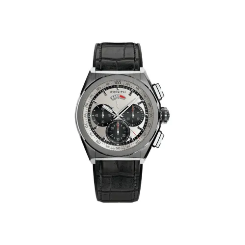 Zenith Автоматический Механический Часы Мужские из Коллекции DEFY, 44 мм, Серебряные