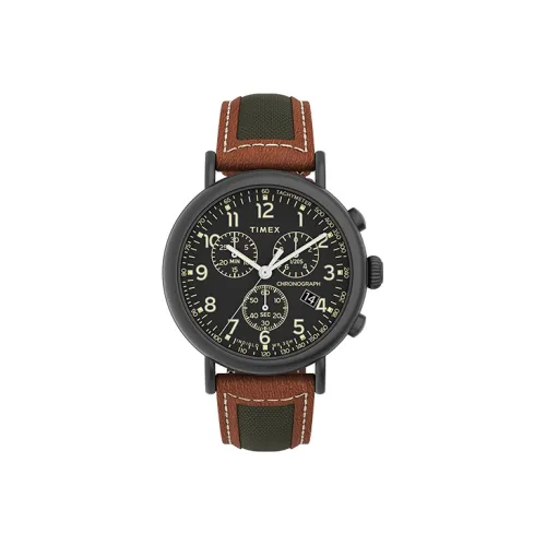 TIMEX Кварцевый механизм Мужские часы 41mm*41mm*0mm Черный