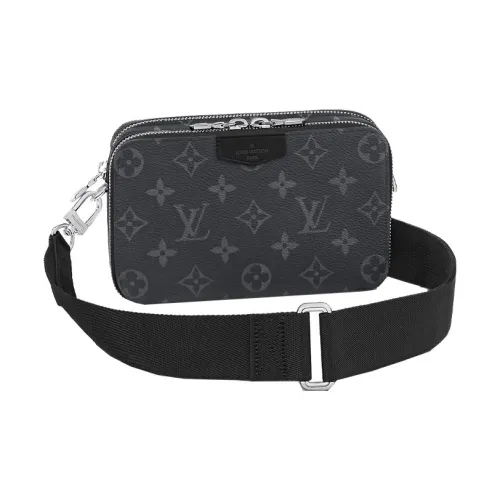 LOUIS VUITTON ALPHA Кожа Сумка через плечо Сумка через плечо Мужская Черная