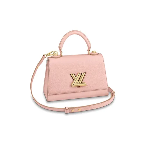 LOUIS VUITTON Twist Taurillon Коровья кожа Сумка через плечо Сумка через плечо Сумка для ношения на плече Женская Розовая