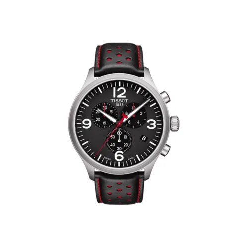 TISSOT Speedy Collection Кварцевый механизм Мужские часы Циферблат 45 мм Черный корпус из нержавеющей стали