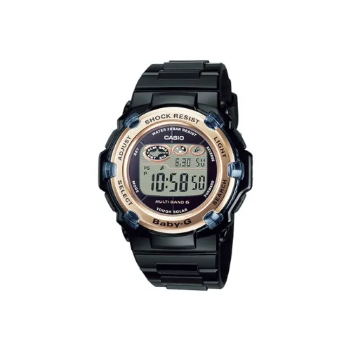CASIO Baby G Collection Кварцевый механизм Смольный ремешок Женские часы Серый циферблат BGR 3003U 1JF