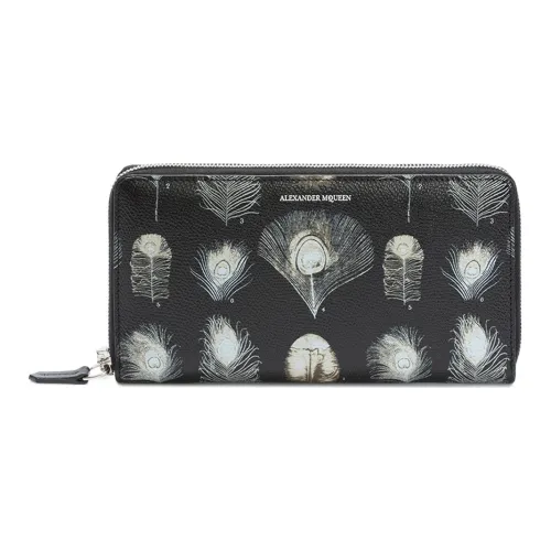 Alexander McQueen Кошелек из коровьей кожи Унисекс Черный