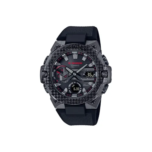 CASIO г Shock г Steel Collection Кварцевый механизм Смола Ремешок Часы Мужские Черный Циферблат