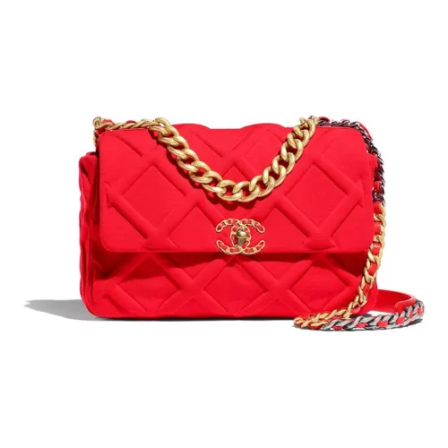 CHANEL Сумка из коровьей кожи с цепочкой сумка с клапаном сумка через плечо сумка на плечо женская красная