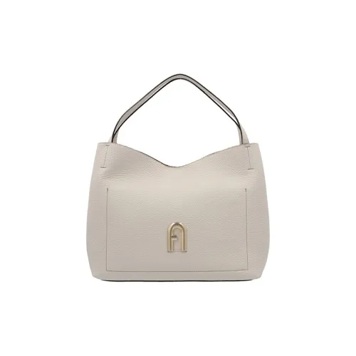 Furla Primula Кожа Плечевая сумка Сумка через плечо Большая Женская Белая