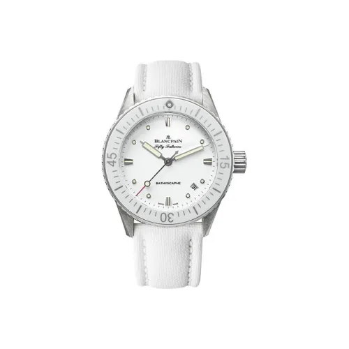 BLANCPAIN Автоматический Механический Механизм Мужские Часы 38 мм Белый