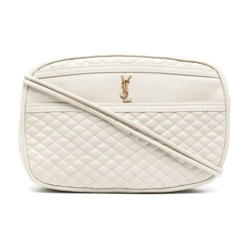 SAINT LAURENT Sheepskin Сумка через плечо Женская Бежевая