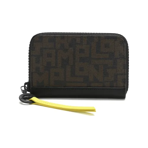 LONGCHAMP Le Pliage LGP Коровья кожа Держатель для карт Женский Черный хаки