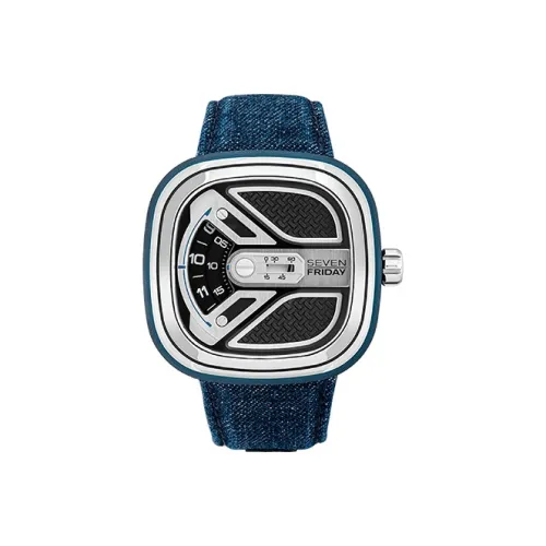 SEVENFRIDAY Автоматический Механический Часы для мужчин, 47,6мм*47мм*15мм, Черный