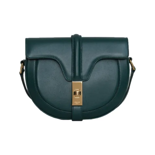 CELINE 16Besace Телячья кожа Сумка Сумка через плечо Сумка через плечо Маленькая Женская Amazon Зеленая