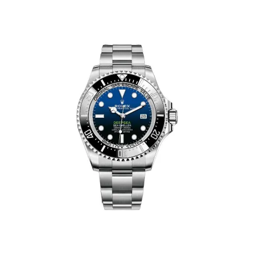 ROLEX Автоматический Механический Механизм Мужские Часы для Глубокого Плавания 44 мм Синий