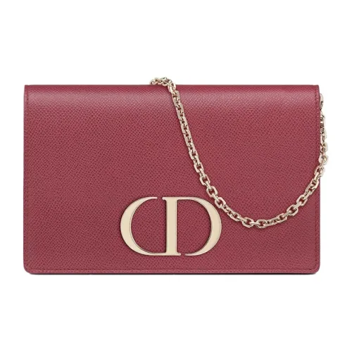 DIOR 30 Montaigne Клатч из коровьей кожи женский Hibiscus розовый