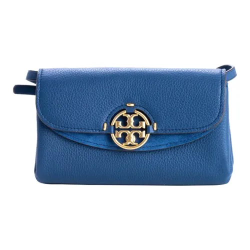 TORY BURCH Miller Коровья кожа Через плечо Ручная Сумка на плечо Стандартная Женская Королевский синий