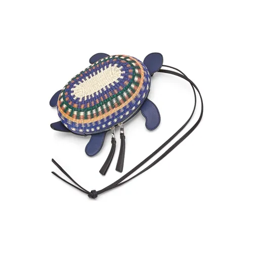 LOEWE Torquila Пальма с Телячья кожа Сумка через плечо Женская Белая