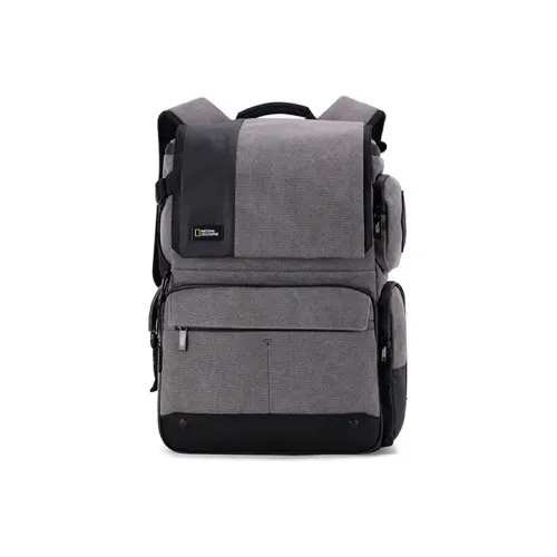 NATIONAL GEOGRAPHIC Ткань Ноутбук Сумка Рюкзак Стандартный Унисекс Черный Темно-Серый