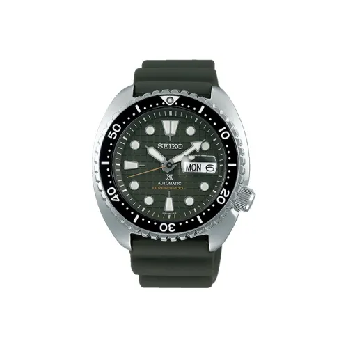 SEIKO Механический механизм Мужские часы Prospex 47,7мм*45мм*13,2мм Зеленый