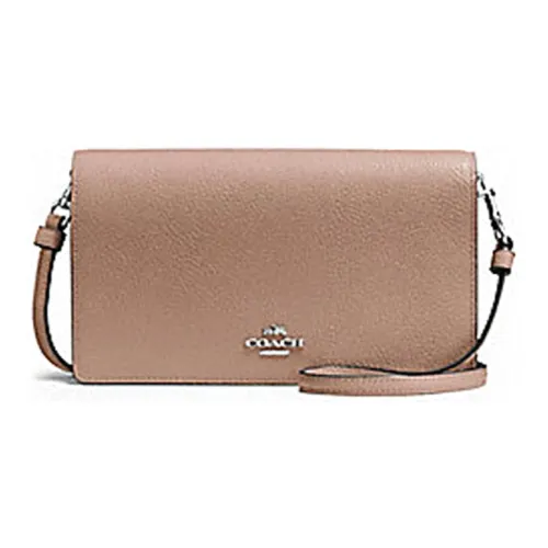 COACH Hayden Кожа Сумка через плечо Маленькая Женская Розовая Кожа