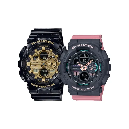 CASIO G SHOCK Collection Кварцевый механизм Смольный ремешок Часы Унисекс Черный циферблат