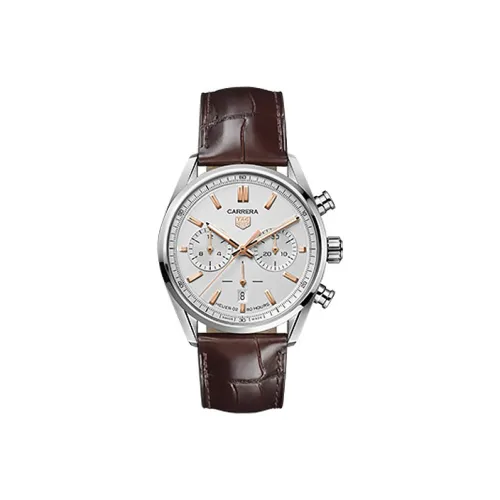 TAG HEUER Автоматический Механический Механизм Мужские Часы Carrera Collection Серебряные