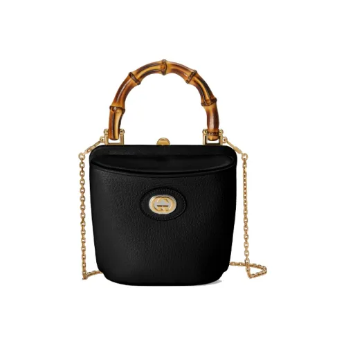 GUCCI Кожа Сумка Мини Женская Черная