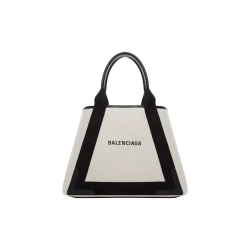 Balenciaga Темно-синий Коровья кожа Хлопок Холщовая сумка Сумка Сумка через плечо Средняя Женская