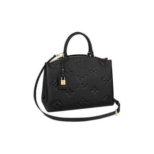 LOUIS VUITTON Коровья кожа Одно плечо Сумка Средний Женский Черный