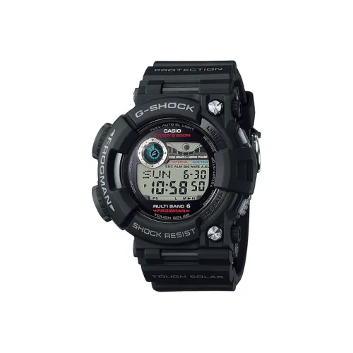 CASIO MASTER OF SEA Series 5th Generation Frog Man Solar Quartz Movement Resin Strap Мужские часы Черный циферблат