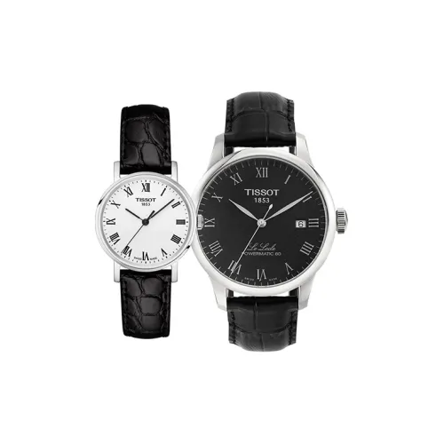 TISSOT Quartz Механизм Унисекс Часы 39,3 мм Белый Циферблат Стальной Корпус Часов