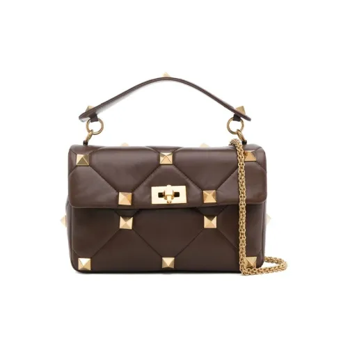 Valentino Кожа Сумка Стандартная Женская Коричневая