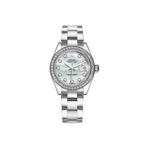 ROLEX Автоматический Механический Movement Женские Women's Apparel Log Series Часы Жемчужная раковина Цвет