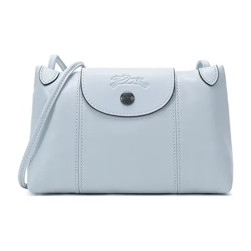 LONGCHAMP Овчина Сумка через плечо Женская Небесно-голубая