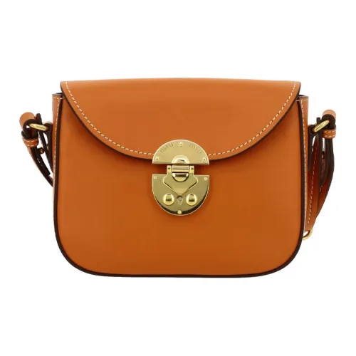 MIU MIU Сумка через плечо из кожи сумка на плечо женская оранжевая