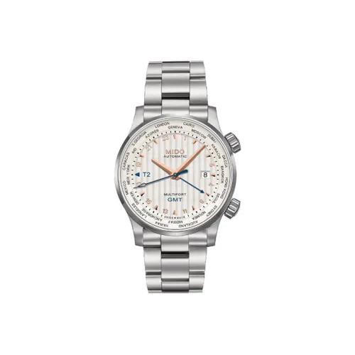 Mido Helm Коллекция Автоматический Механический Механизм Мужские Часы Часы 42 мм Белый Циферблат